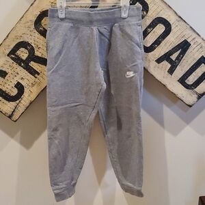 Nike girl's size medium grey sweatpants